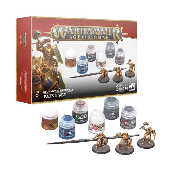 Age of Sigmar Stormcast Eternals Paint Set 4th Edition.