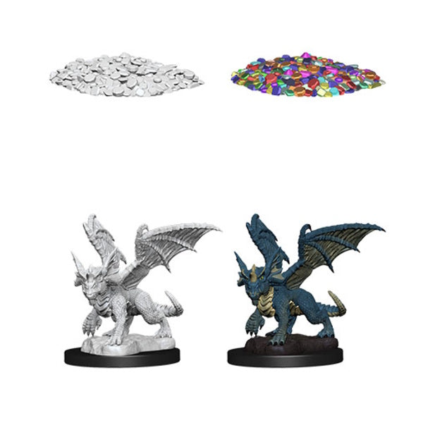 Blue Dragon Wyrmling: Wave 10 - Nolzur's Marvelous Unpainted Miniatures