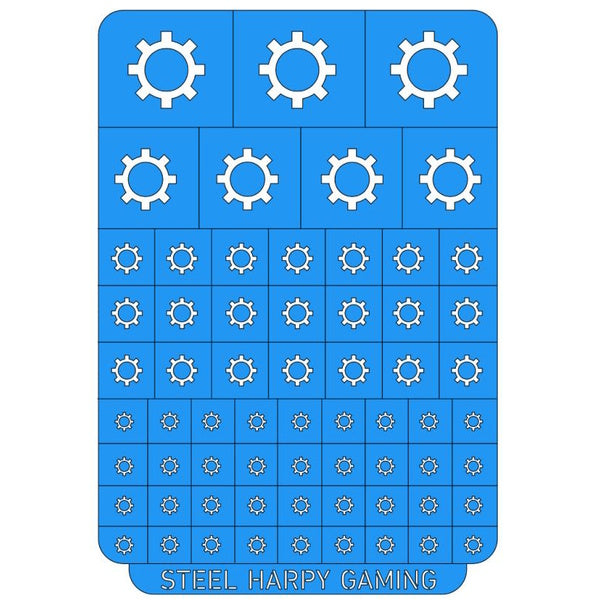 Cogs - Small - Stencil