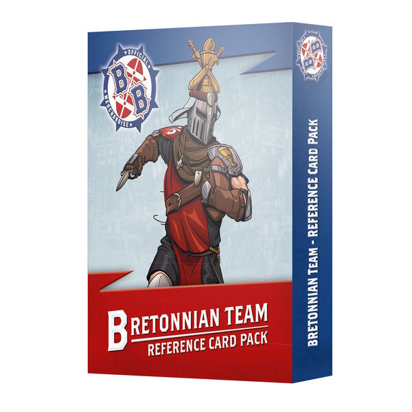 Blood Bowl: Bretonnian Team Reference Card Pack (3rd Season).