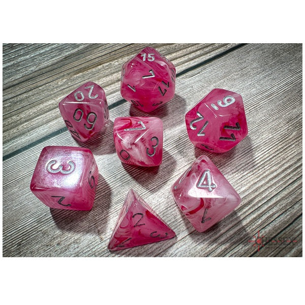 Ghostly Glow Pink/Silver Poly 7 Set