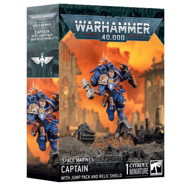 Captain With Jump Pack & Relic Shield.