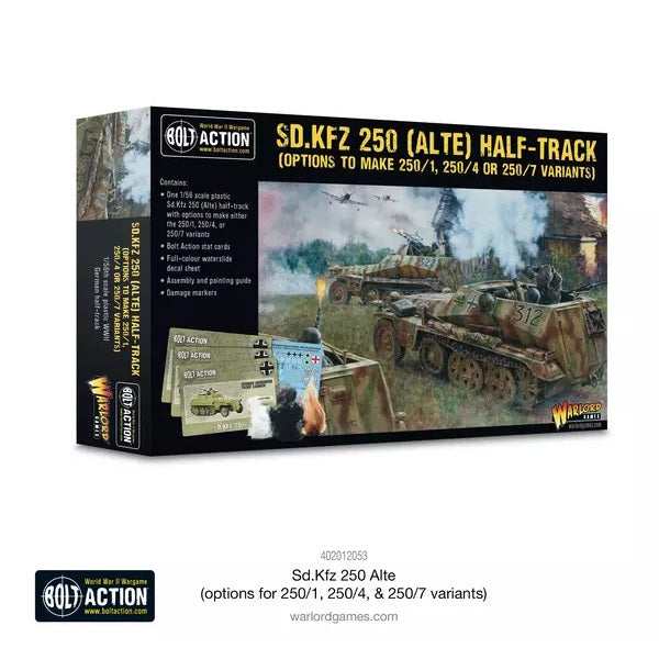 Sd.Kfz 250 Alte (Options For 250/1, 250/4 & 250/7)