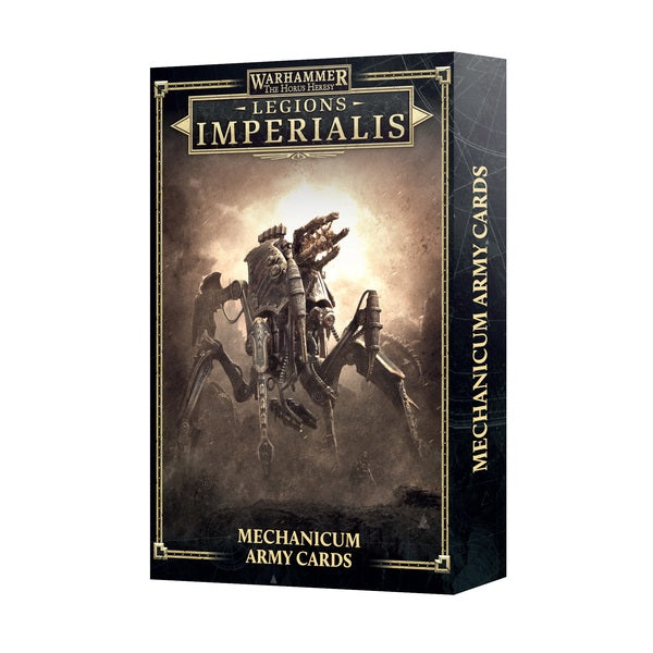 Legions Imperialis: Mechanicum Army List Cards.