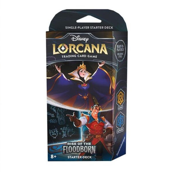 Disney Lorcana Starter Deck Rise of the Floodborn Starter Deck (Queen & Gaston)