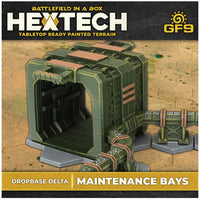 Dropbase Delta Maintenance Bays (x8) (Battletech Compatible Terrain)