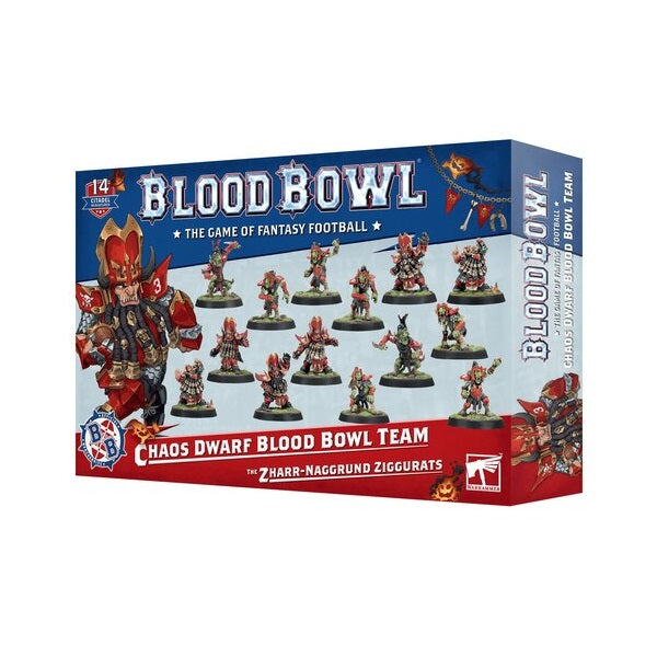 Blood Bowl: Chaos Dwarf Team - The Zharr-Naggrund Ziggurats.