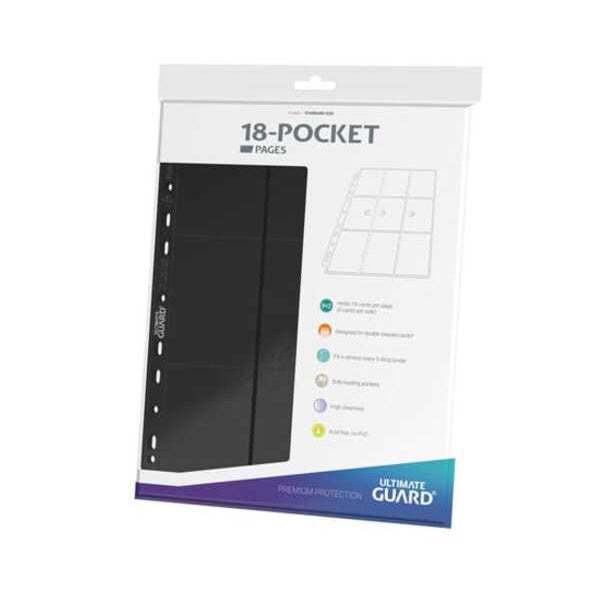 Ultimate Guard 18-Pocket Pages Side-Loading (10) - Black