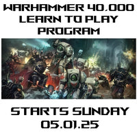 40k Learn to Play Program Three Starts 05.01.25