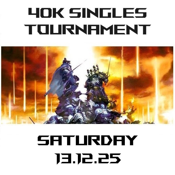 40k 2k ITC Format Singles Tournament 13.12.25 - Grim Dice Tabletop Gaming