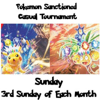 Pokemon TCG Sanctioned Casual Tournament 3rd Sunday Monthly