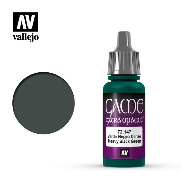 Vallejo Extra Opaque - Heavy Black Green 72.147