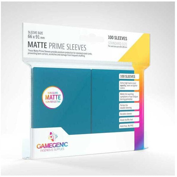 Gamegenic Matte Prime Sleeves Blue