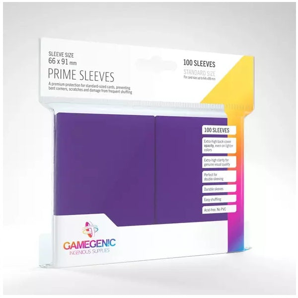 Gamegenic Prime Sleeves Purple (100 ct.)