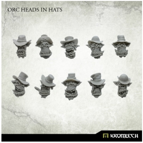Orc Heads in Hats