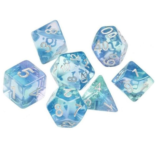 Sirius Dice Set - Frosted Glowworm Polyhedral Dice Set