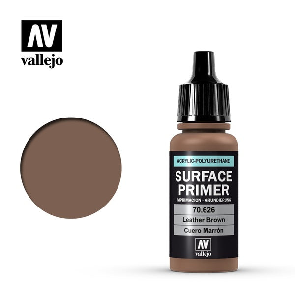 Vallejo Polyurethane - Primer Leather Brown 17ml 70.626