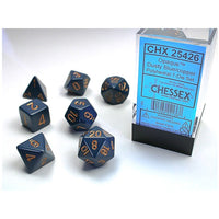 Opaque Poly 7 Set: Dusty Blue/Copper