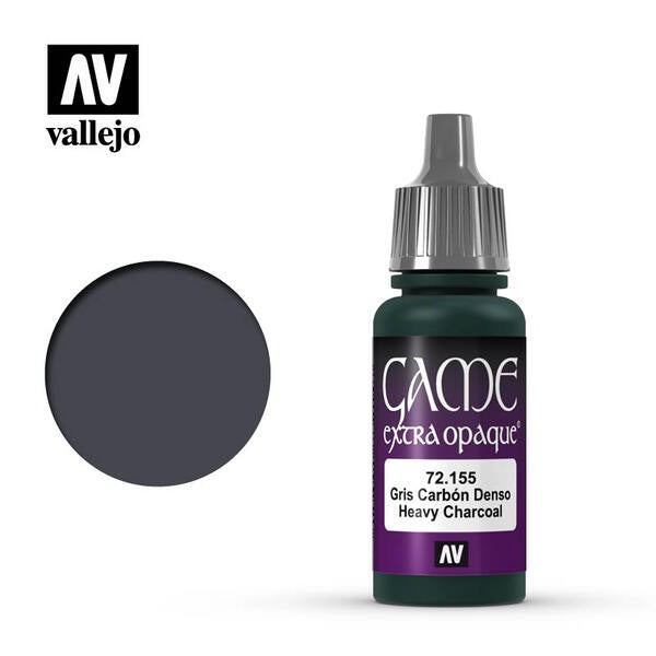 Vallejo Extra Opaque - Heavy Charcoal 72.155