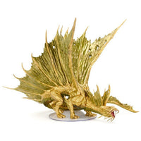 Adult Gold Dragon Premium Figure: D&D Icons of the Realms Miniatures
