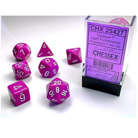 Opaque Poly 7 Set: Light Purple/White