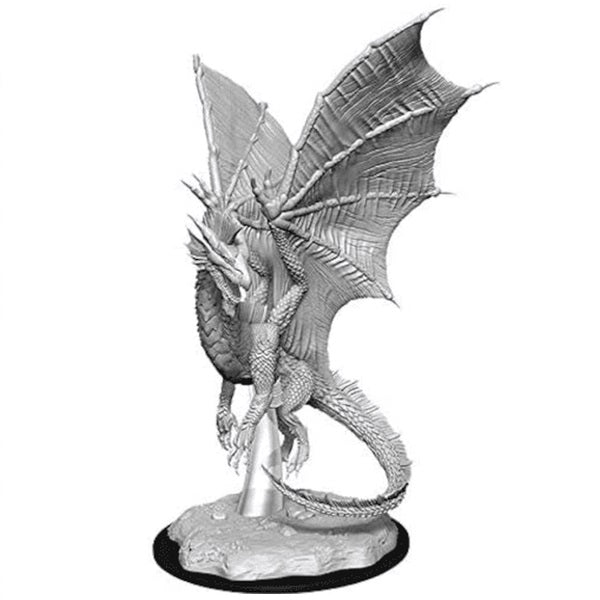 Young Silver Dragon: Nolzur's Marvelous Unpainted Miniatures