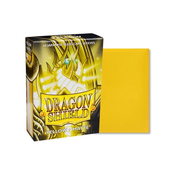 Dragon Shield Japanese Size Matte - Yellow (60)