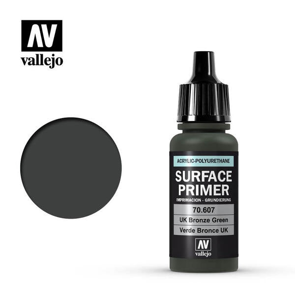 Vallejo Acrylic Polyurethane - Primer UK Bronze Green 17ml 70.607