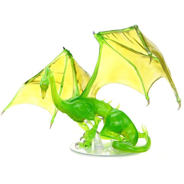 Adult Emerald Dragon Premium Figure: D&D Icons of the Realms Miniatures