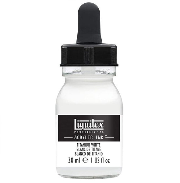 Liquitex Liquid Acrylic Ink Colour 30ml Titanium White 4260432
