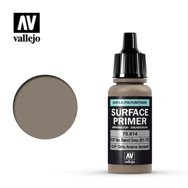 Vallejo Acrylic Polyurethane - Primer IDF Israeli Sand Grey 61-73 FS30372 17ml 70.614