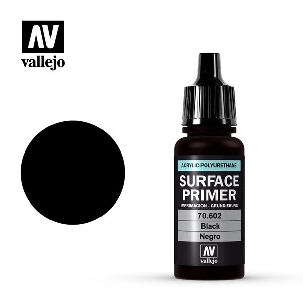 Vallejo Polyurethane - Primer Black 17ml 70.602