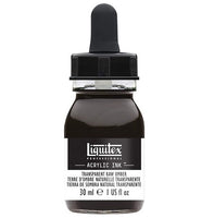 Liquitex Liquid Acrylic Ink Colour 30ml Transparent Raw Umber 4260333