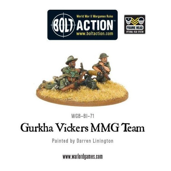 Gurkha Vickers MMG Team