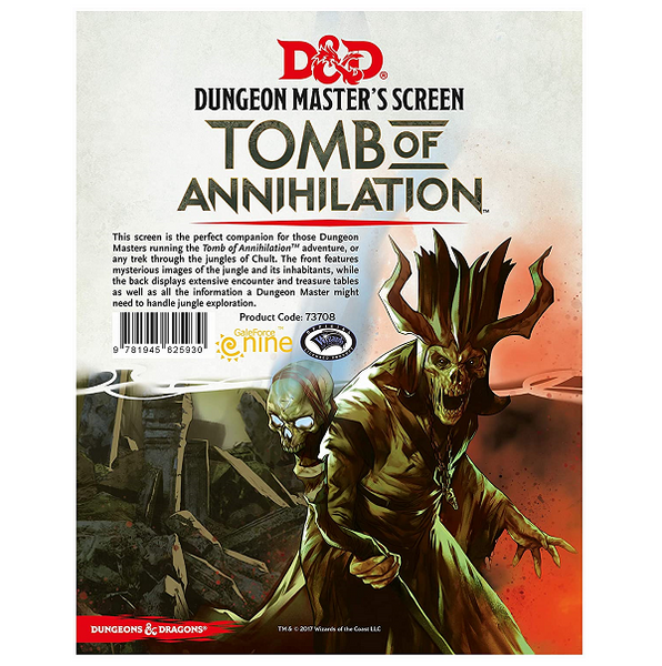 Tomb of Annihilation Dungeon Master's Screen
