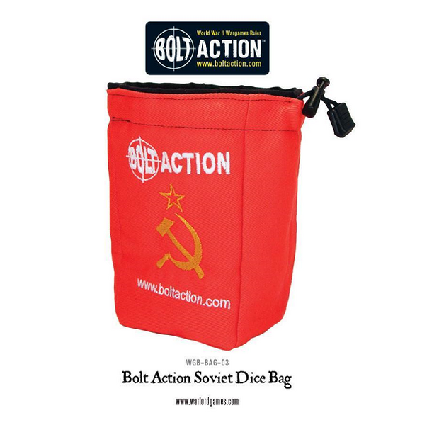Bolt Action Soviet Red Dice Bag