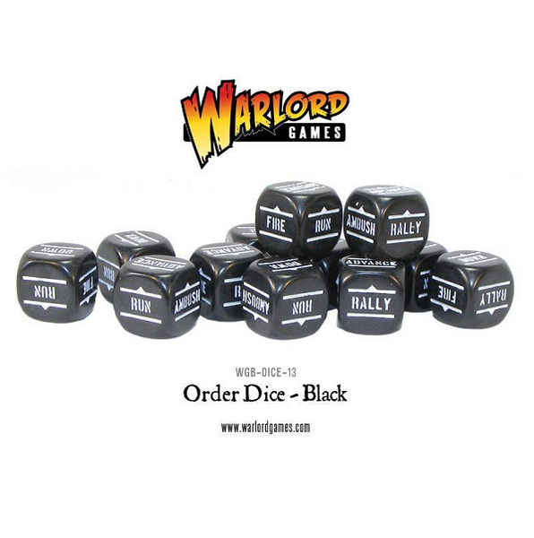 Bolt Action: Orders Dice pack - Black*