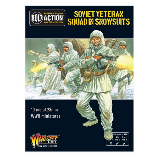 Soviet Veteran Squad in Snowsuits*