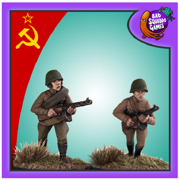 Soviet Infantry with SMG (2)