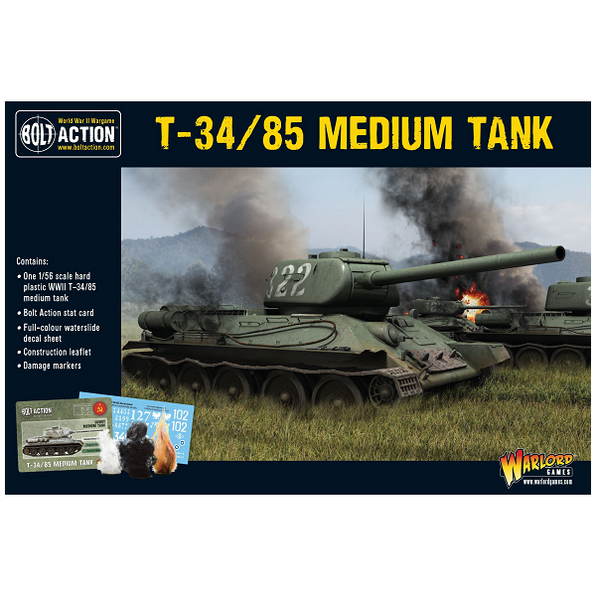 T-34/85 medium tank (plastic)*