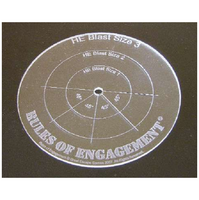 Rules of Engagement Clear Plastic Blast Template