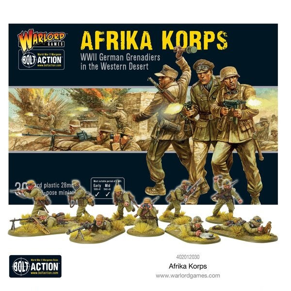 Afrika Korps Infantry - Grim Dice Tabletop Gaming