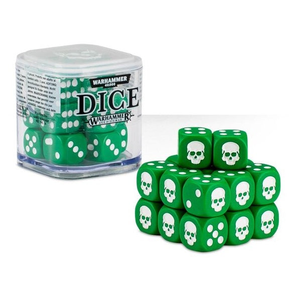 D6 Dice Cube - Green*