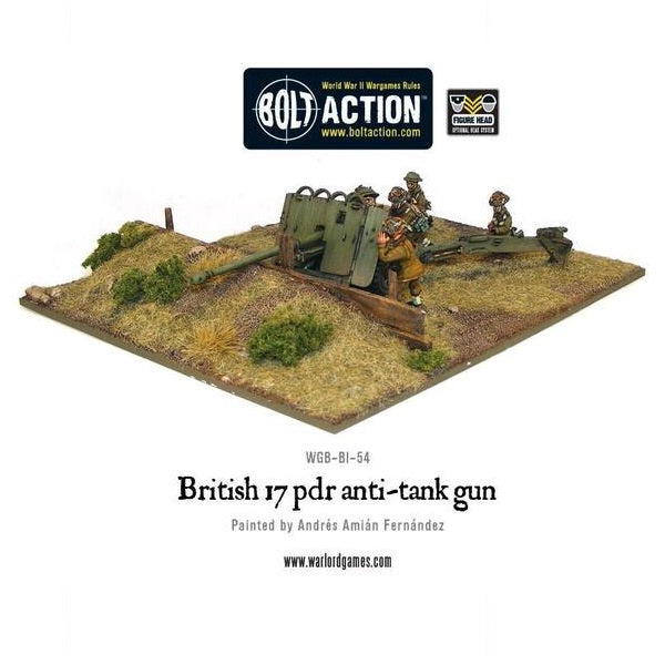 British Army 17 pdr Anti-Tank Gun - Grim Dice Tabletop Gaming