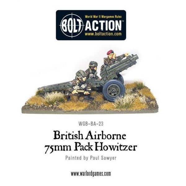 British Airborne 75mm Pack Howitzer - Grim Dice Tabletop Gaming