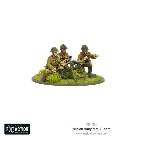 Belgian Army MMG Team - Grim Dice Tabletop Gaming