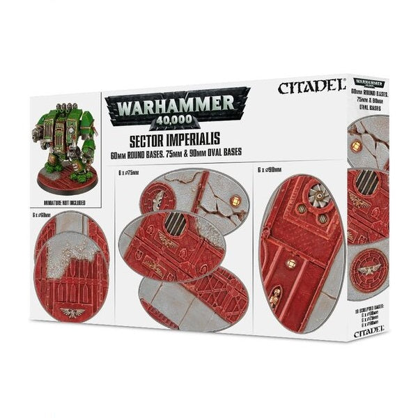 60mm & Oval Bases, Sector Imperialis - Grim Dice Tabletop Gaming