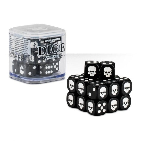 D6 Dice Cube - Black*