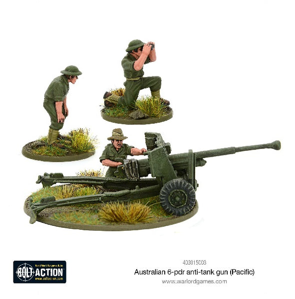 Australian 6-pdr Anti-Tank Gun (Pacific) - Grim Dice Tabletop Gaming